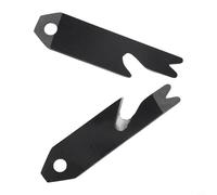 Jotekonoby Porte-clés multifonction 4 en 1 pour le transport quotidien, levier de poche en acier inoxydable avec extracteur de clous, outils d'extérieur pour le camping et la randonnée (noir)