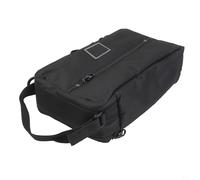 Jotekonoby Porte-rouleau de papier noir pour le camping en plein air - Sac de rangement imperméable de grande capacité en tissu Oxford avec design moderne et élégant