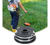 Jotekonoby Pour bobines de débroussailleuse sans fil - Ligne copolymère en nylon de 1,6 mm de diamètre, design de capuchon à alimentation automatique, 2 x 4 m par bobine, compatible avec PRTA 20-Li (1