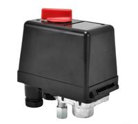 Jotekonoby Pressostat de compresseur d'air 6-8 bar 8-10 bar 9-12 bar pour systèmes 220 V 240 V, modèle horizontal WSD12-1H avec filetage G1/4, plastique et contrôleur pour outils d'atelier maison et