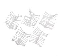 Jotekonoby Quick Stop UP Lot de 5 ou 10 bouillettes pour appâts de pêche à la carpe, 29 x 4 mm, matériel souple TPR avec cadre, lot de 5 ou 10 (couleur variable)