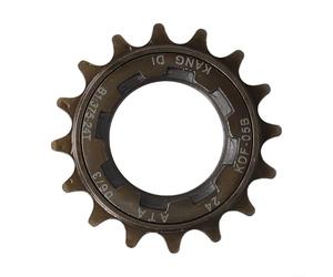 Jotekonoby Roue libre 16T à vitesse unique pour vélo, pignon arrière compatible avec Fixie et Ebike, pignon de piste à 16 dents pour réparation et remplacement, argenté