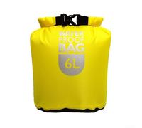 Jotekonoby Sac étanche pour canoë et rafting - Sac de rangement léger et imperméable avec polyester 210T résistant aux déchirures (jaune, 6 l)