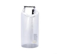 Jotekonoby Sac seau étanche portable pliable de grande capacité pour camping, randonnée, natation, rafting 2 L, 5 L, 10 L, 15 L, transparent (10 L)