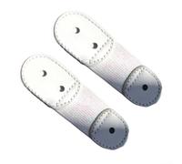 Jotekonoby Sangles élastiques en dentelle pour patins artistiques, bandes en cuir et tissées, lacets sécurisés pour bottes de patinage sur glace, soutien pour l'entraînement et la compétition (blanc)