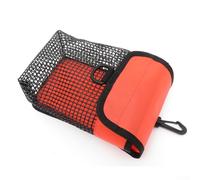 Jotekonoby Scuba Gear Sac de rangement en maille pour PME et porte-moulinet, accessoire de plongée compact et léger avec design de drainage, pour BCD amovible via (rouge A)