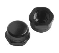 Jotekonoby Snap M7 Lot de 2 pièces de rechange pour moulinet de pêche modifié 7 x 4 mm Poignée à bascule Vis en alliage d'aluminium compatible avec écrou (noir)