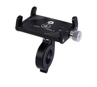 Jotekonoby Support anodisé pour téléphone portable, accès facile aux boutons, design antirouille (noir)