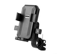 Jotekonoby Support de téléphone réglable pour moto avec mini parapluie pour une visualisation sécurisée (guidon)