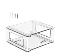 Jotekonoby Support élégant sous le bureau pour mini PC Beelink S12Pro Construction acrylique pour une installation de bureau soignée