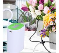 Jotekonoby Système d'arrosage automatique avec minuterie programmable pour plantes d'intérieur, batterie rechargeable de 2000 mAh, kit d'irrigation goutte à goutte avec tuyau de 3 m et arrosage