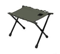 Jotekonoby Tabouret pliable ultra léger : chaise de camping portable en alliage d'aluminium pour une utilisation en extérieur, cadre léger de 570 g avec système MOLLE et capacité de 100 kg (vert)