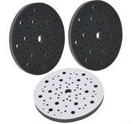 Jotekonoby Tampon d'interface en éponge douce, pour ponceuses excentriques, tampons de ponçage d'interface de 15,2 cm, 70 trous de 150 mm, disque de polissage en mousse souple