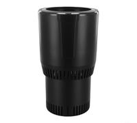 Jotekonoby Tasse électrique chaude et froide de voiture 12 V avec adaptateur d'alimentation domestique, support compact de refroidissement et de chauffage pour canettes et soda