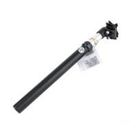 Jotekonoby Tige de selle de vélo en alliage d'aluminium 6061 avec amortisseur hydraulique, dureté réglable pour vélos électriques de 27,2 x 350 mm et 31,6 x 350 mm, double vis (27,2 mm x 350 mm)