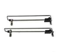 Jotekonoby Tringle de penderie réglable | Barre de cintre rétractable | Tringle à vêtements télescopique pour garde-robe | Barre de suspension coulissante | Tringle à vêtements en métal | (250 mm)