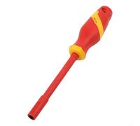 Jotekonoby VDE Clé à douille isolée 1000 V Outil de sécurité haute tension pour électriciens Professionnels Alliage Acier Hexagonal Jeu de douilles 4 mm-14 mm (5,5 mm)