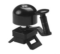 Jotekonoby Vélo de route clair et fort compatible avec klaxon, guidon jusqu'à 38 mm de diamètre, structure classique en alliage de cuivre vintage pour sonnette de vélo (couleur noire)