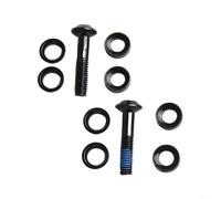 Jotekonoby Vis de frein à disque M6 x 24 mm pour VTT et scooter, pour étrier de vélo, fixation en acier à haute teneur en carbone avec revêtement en oxyde noir, convient pour