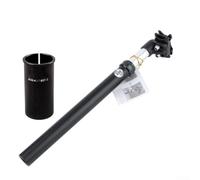 Jotekonoby VTT pour vélo 27,2 x 350 mm 31,6 mm x 350 mm tige de selle Amortisseur électrique pour vélo (27,2 mm x 350 mm + 30,4 mm)