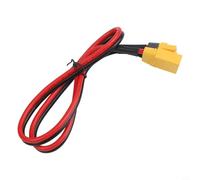 Jotekonoby XT90 Câble d'extension 12 AWG 3,31 mm² avec fusible 30 A, fil en silicone mâle vers femelle pour composants électriques, compatible avec XT60, 60 cm/1 (100 cm)