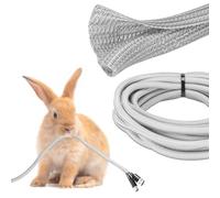 JOTO Manchon de Câble 3M, Gaine Câble Flexible, Cache Câble, Gestion de Câble Réglable, pour Fils Éléctrique de TV, PC, Sécurité Maximum pour Enfants et Animaux, Permet à la Dissipation de la Chaleur