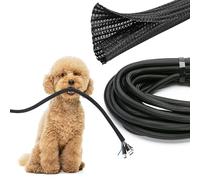 JOTO Manchon de Câble 8M, Gaine Câble Flexible, Cache Câble, Gestion de Câble Réglable, pour Fils Éléctrique de TV, PC, Sécurité Maximum pour Enfants et Animaux, Permet à la Dissipation de la Chaleur