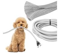 JOTO Manchon de Câble 8M, Gaine Câble Flexible, Cache Câble, Gestion de Câble Réglable, pour Fils Éléctrique de TV, PC, Sécurité Maximum pour Enfants et Animaux, Permet à la Dissipation de la Chaleur