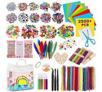 JOTOL Fournitures d'art et d'artisanat pour Enfants,2500 Pièces+Activites Manuelles pour Enfants,Loisirs et Activités Créatives Cadeaux pour Garçons Filles 4+ Ans Kit Bricolage Enfant