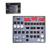 JOTPOR A107 MAX Panneau lumineux OVHD, panneau de simulateur de vol pour MSFS 2020/2024, rétroéclairé, boîtier en métal, édition commutateurs tactiles, Windows Flight Sim Home Cockpit