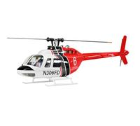JOTPOR FLYWING Bell-206-V3 Hélicoptère RC pour adultes, échelle 470, modèle d'hélicoptère 2,4 G 6 CH avec GPS et 4 modes de vol (version RNP/sans batterie ni émetteur)