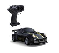 JOTPOR Voiture télécommandée Drift 4WD à l'échelle 1/64, mini voiture de course de bureau avec télécommande 2,4 GHz, moteur 612, chargement USB, véhicule RTR Micro Drift pour utilisation en intérieur