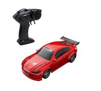 JOTPOR Voiture télécommandée Drift 4WD à l'échelle 1/64, mini voiture de course de bureau avec télécommande 2,4 GHz, moteur 612, chargement USB, véhicule RTR Micro Drift pour utilisation en intérieur