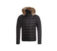 Jott - Doudoune Courte À Capuche Pour Homme Grand Froid Prestige - Noir