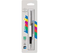 Jotter S Stylo Plume Finition Blanche Classique Pointe Moyenne Encre Bleue