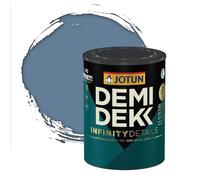 Jotun - Peinture Bois, Lasure Opaque pour Extérieur et Intérieur Satinée - DEMI DEKK INFINITY DETAILS - RAL 5014 - Bleu Pigeon - 0,75L