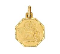 Jouailla - Médaille ange octogonale en Or 750-1000 (305005)