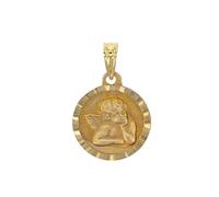 Jouailla - Médaille Ange ronde en Or 375-1000 (395019)