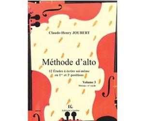 Joubert Cl.H - Methode D'Alto Vol 3