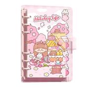 Joucien Joli carnet de poche portable avec boîte de dessin animé - Pêche
