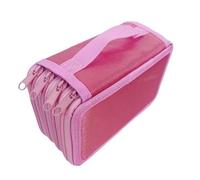 Joucien Sacs de rangement pour articles de papeterie pour étudiants masculins et féminins, esquisses d'art et de peinture, boîtes à crayons de couleur rose - 24 couleurs, 32 trous, standard