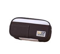 Joucien Simplicité, individualité, créativité, trousse à crayons en toile de couleur unie, rangement portable pour étudiant, trousse à crayons - Spring Story - Blanc