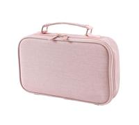 Joucien Trousse à crayons simple en toile - Version coréenne créative - Pour étudiants masculins et féminins - Rose