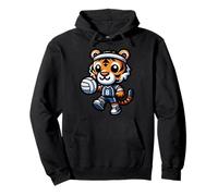 Joue comme Un Tigre Volleyball Style Sweat à Capuche