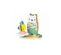 Joue d'éveil empilable ours et panda Pure Janod dès 12 mois