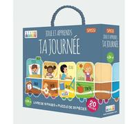 Joue Et Apprends Ma Journée - Avec 1 Livre De 10 Pages Et 1 Puzzle De 20 Pièces