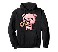 Joue La Trompette Petit Cochon Adorable Sweat à Capuche