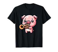 Joue La Trompette Petit Cochon Adorable T-Shirt