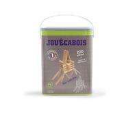 Jouecabois- Baril Jeu de Construction de 200 pièces, J1 M1 Taille Unique Multicolore
