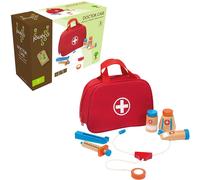 Jouéco Sac de médecin 80037 – avec accessoires, 8 pièces